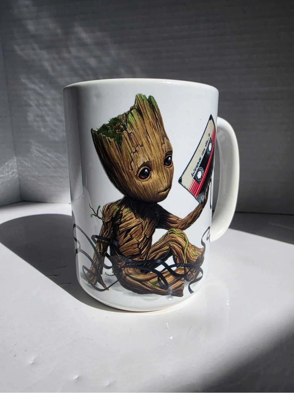 Guardians Of The Galaxy Vol. 2 2017 Marvel Groot With Cassette Coffee Mug